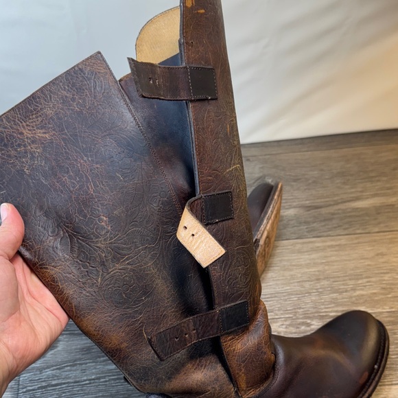 JB Dillon Brown Leather Knee-High Boots woman’s size 7.5 - Picture 12 of 15